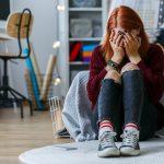 Teenage girl with problems